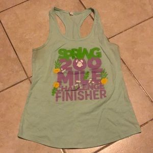 Spring 200 mile challenge finisher workout top